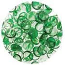 AG9	Декоративные камни , перламутровые-зеленые 90 шт