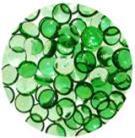 AG4	Декоративные камни , зеленые 90 штук
