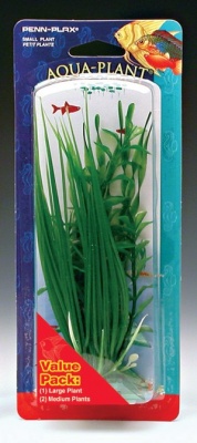 Набор из 3-х пластиковых растений с утяжелителями PLP1H