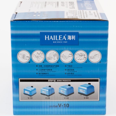 Компрессор Hailea V 10 (10 л/мин) с евровилкой!
